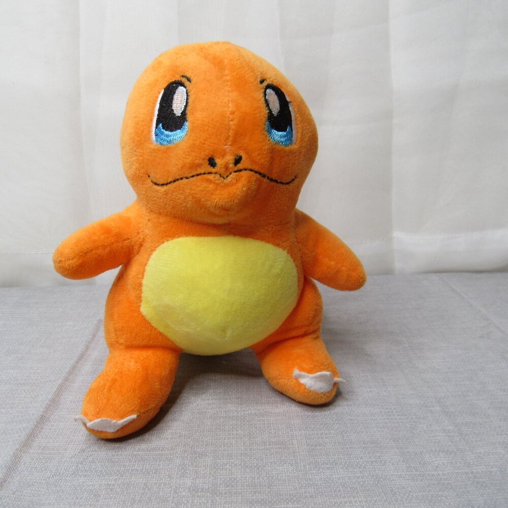 Pokémon Charmander Orange Yellow Dragon Plush Stuffed Animal Unbranded 7" Small